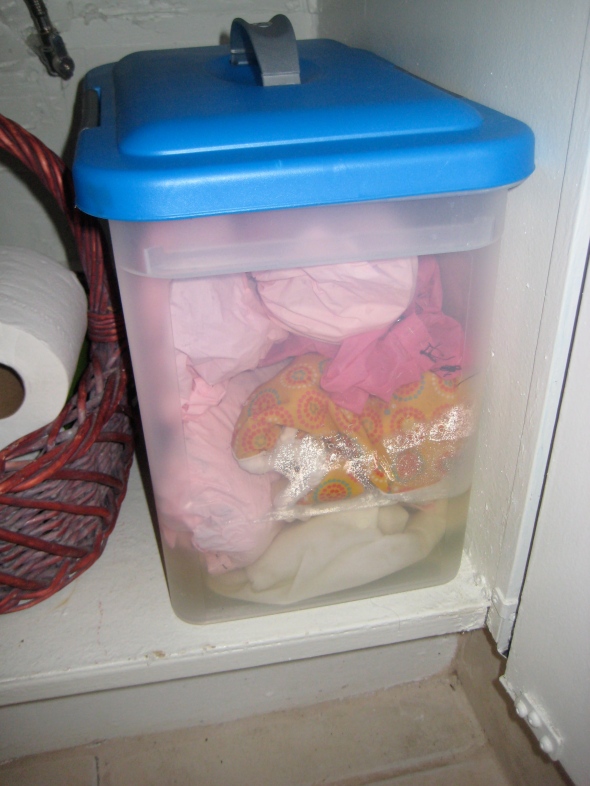 cloth diaper bin
